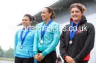 Senior womens 100 metres hurdles, Northern Championships, Sport City, Manchester. Photo: David T. Hewitson/Sports for All Pics